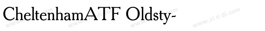 CheltenhamATF Oldsty字体转换